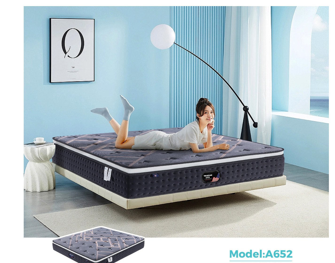 Comfort latex mattress
