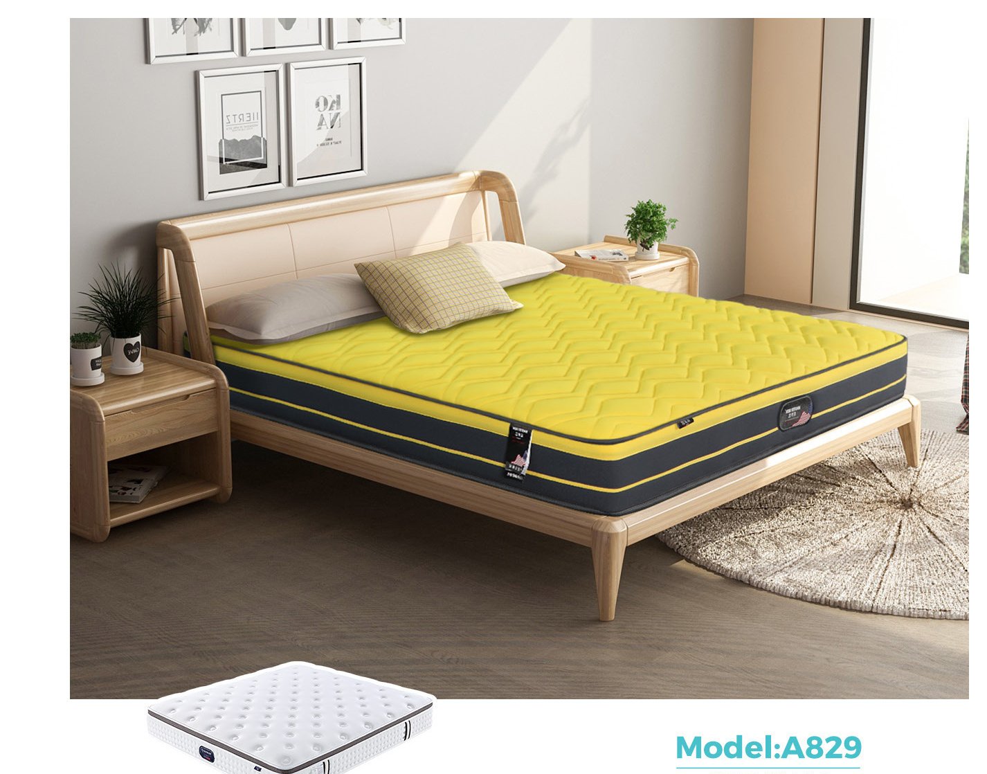 Spinal support mattress